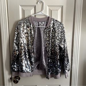 Girls Sequined Jacket